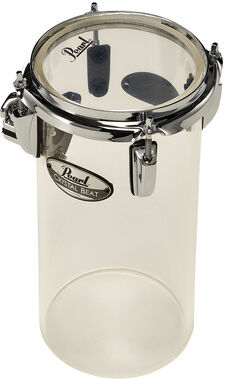 Pearl "06"x12" Rocket Tom Crystal Cl." Crystal Clear