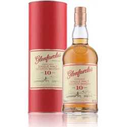 Glenfarclas 10 Years Single Highland Malt Scotch Whisky 40% Vol. 0,7l in Geschenkbox