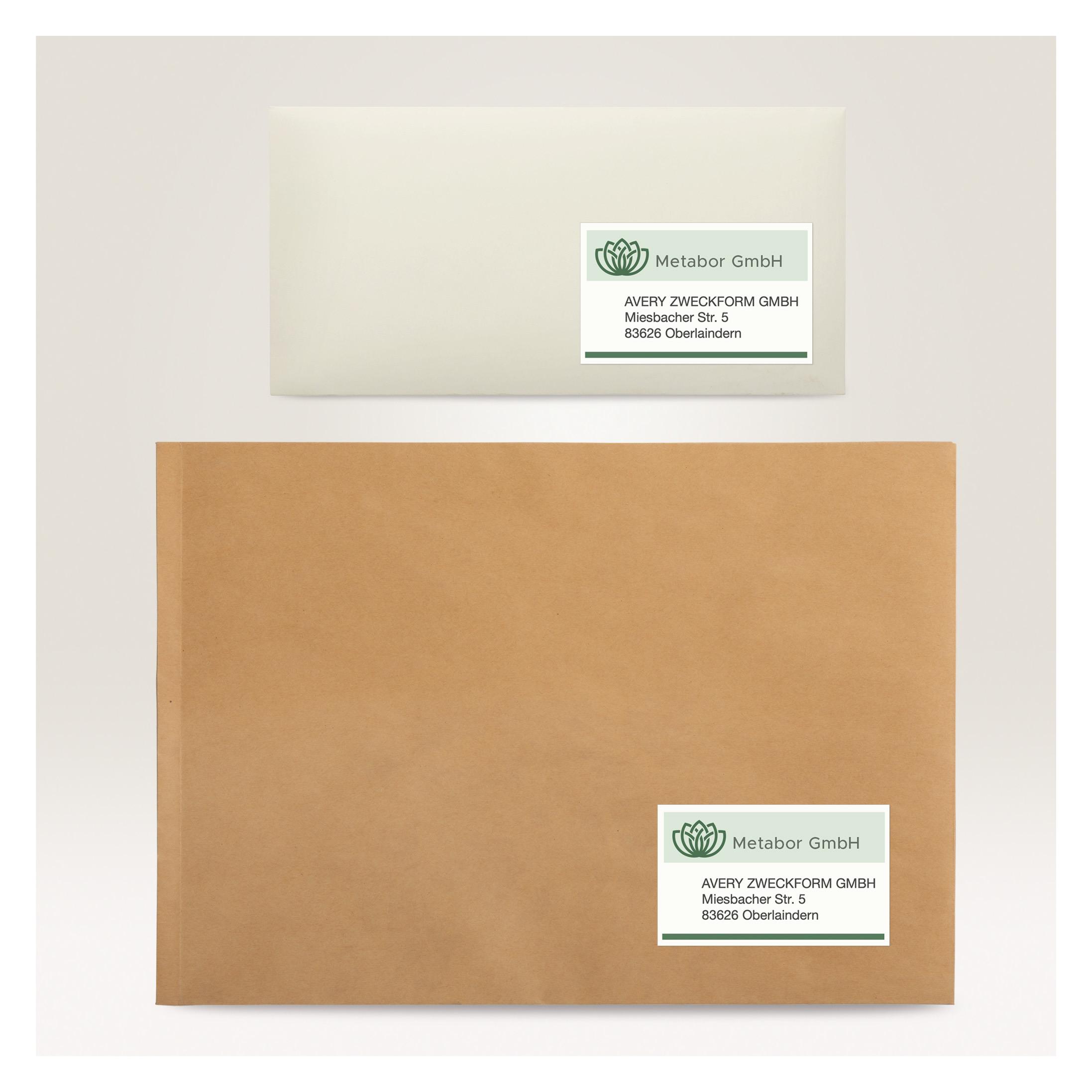 Avery Recycling von Universaletiketten (LR3475)