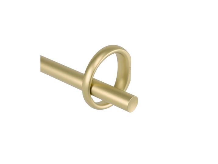 Vorhangstange UMBRA Ringlet, Gold , gold (goldfarben), L:305cm, Stahl, Gardinenstangen, Vorhangstange
