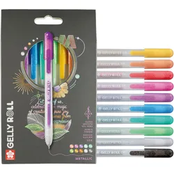 Sakura, Schreibstifte, Roller Gelly Clicker (10x)