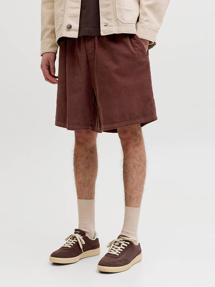 Jack & Jones Cordbermudas "Bill" in Braun - XL