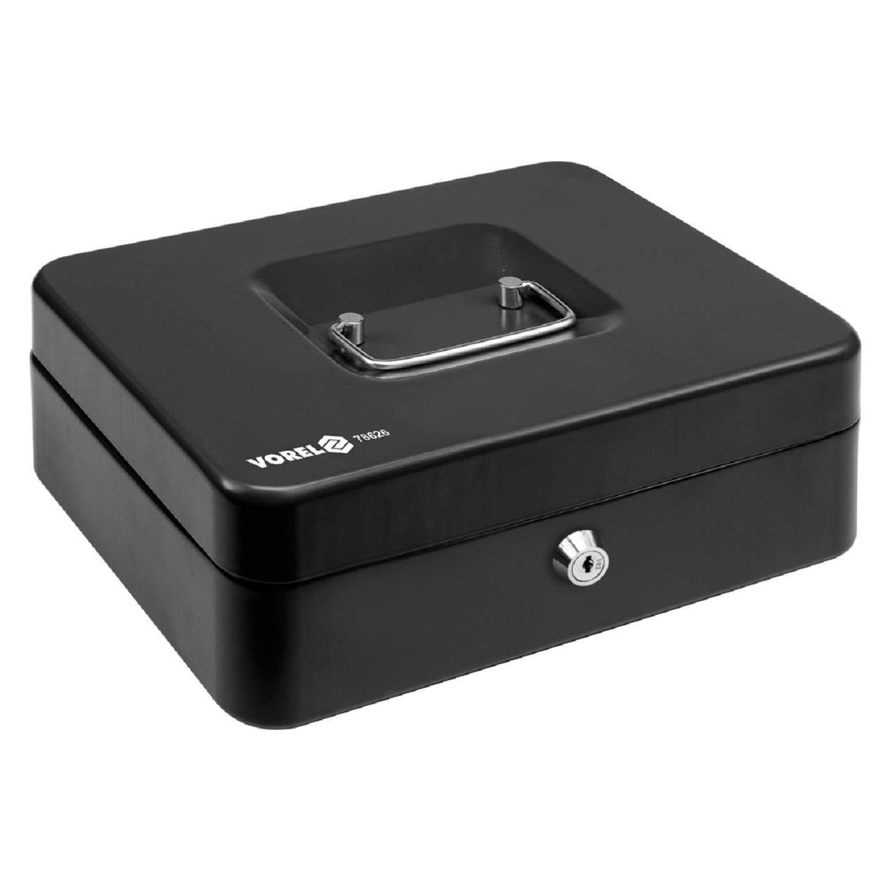 Toya CASH BOX 250x200x90MM BLACK (78626)