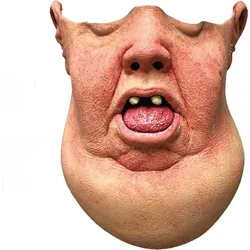 Tinsley Transfers Mega Doppelkinn Maske aus Latex