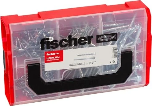 fischer FixTainer Dübel mit Schrauben 210 Stück