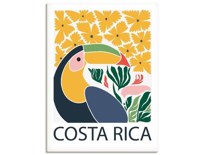 Wandbild ARTLAND Costa Rica , bunt (farbe bild(er): farbig), B:90cm H:120cm, Bilder, Wandbild, als Alubild, Leinwandbild, Poster, Wandaufkleber in verschied. Grössen
