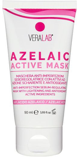 Re-Forme Srl Veralab Azelaic Active Maschera Viso Anti-Imperfezioni 50 Ml