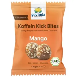 Govinda Koffein Kick Bites Fruchtkugeln - Mango bio