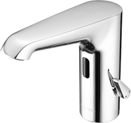 Schell Xeris E électronique de lavabo 012970699 chrome, à piles, pour eau mitigée