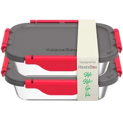 HeatsBox Innenschalen 2er-Set für HeatsBox Style/Style+/GO/PRO, 925ml