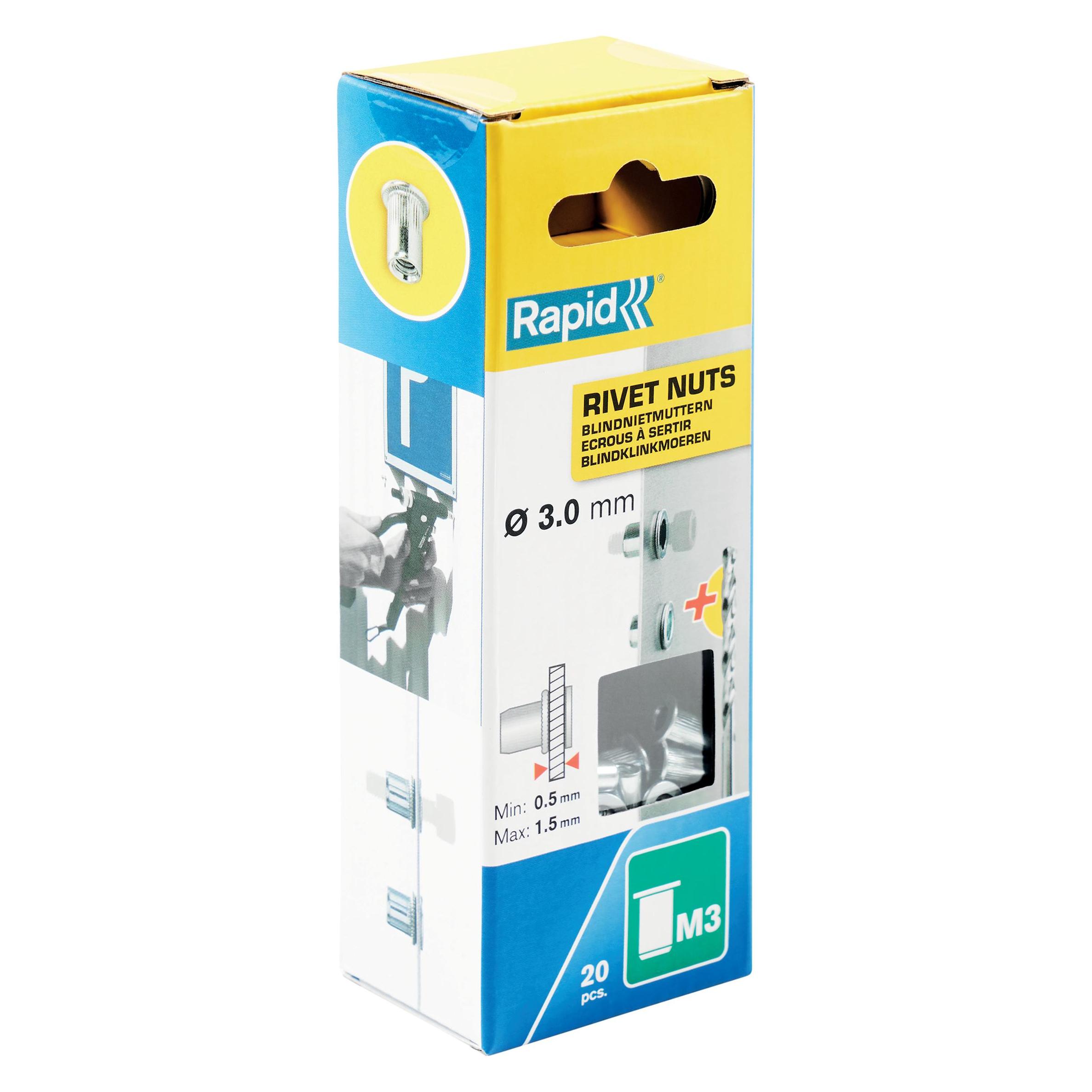 Rapid M3 Blindnietmuttern (4051661021046)