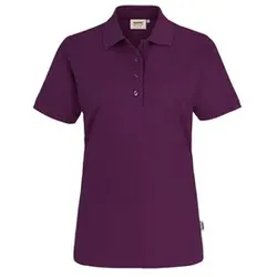 Damen Poloshirt Mikralinar® 216, aubergine, Größe L - aubergine - L