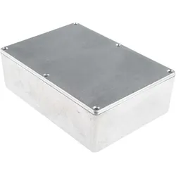 RS PRO Gehäuse Aluminium 171x121x55mm (Gehäuse), Elektronikzubehör + Gehäuse, Silber