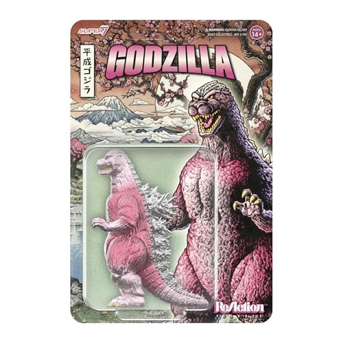 Super7 Reactiefiguur Toho Godzilla '89 Cherry Blossom Festival - 9,5 cm