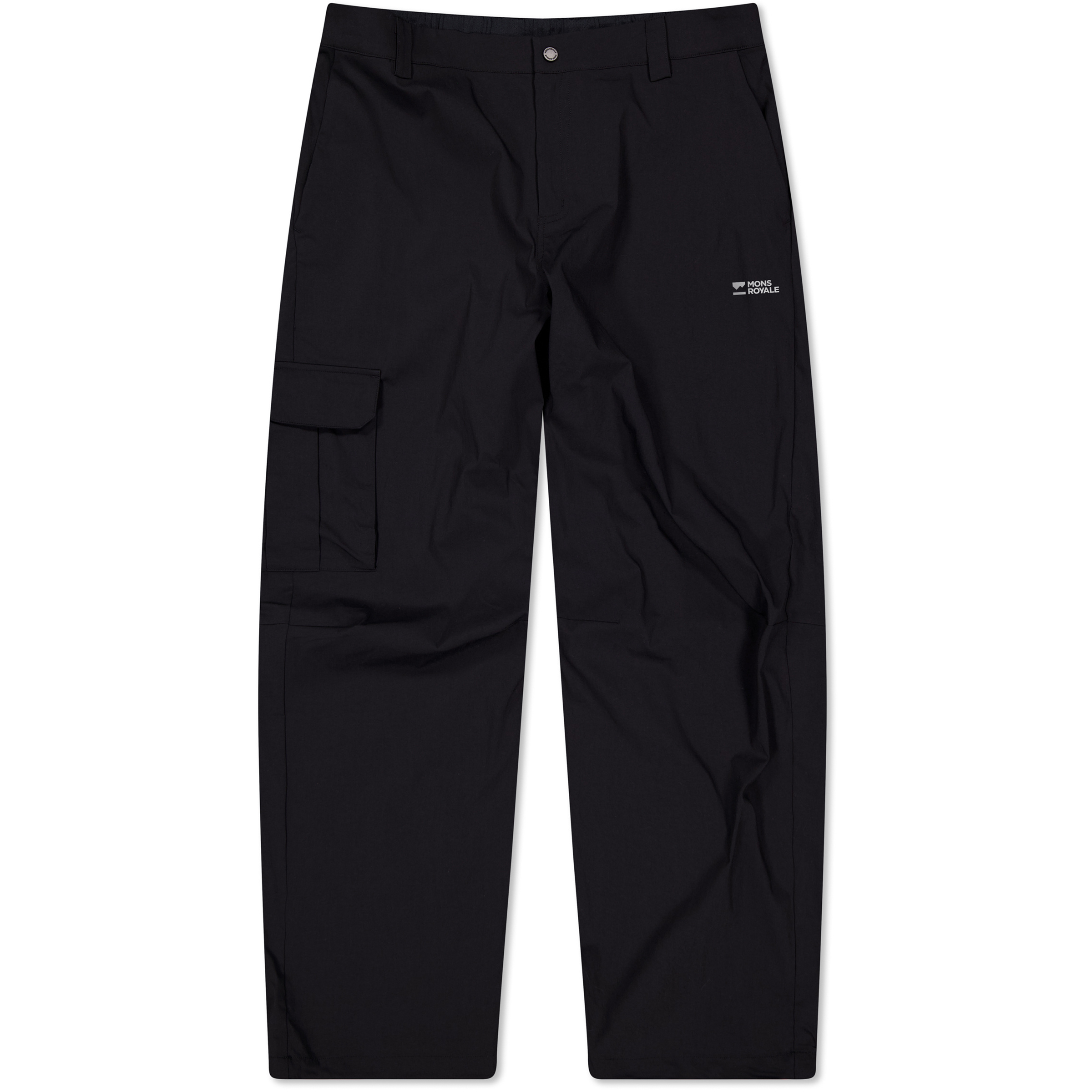 Mons Royale All Mission Hose Herren Jeans & Freizeithose schwarz Größe XL Trekking Elastisch Merinowolle