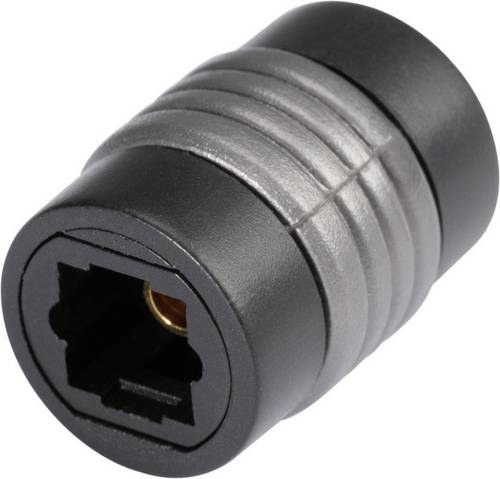 Hicon POF-709 Toslink Audio Adapter [1x Toslink-Buchse (ODT) - 1x Toslink-Buchse (ODT)] 0.00m Schwarz