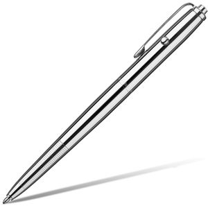 Fisher-Space-Pen Kugelschreiber Astronaut Pen Chrom, Gehäuse silber, Schreibfarbe schwarz
