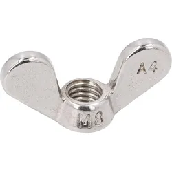 Flügelmuttern, deutsche Form DIN 315 A2 M 6 VPE: 50