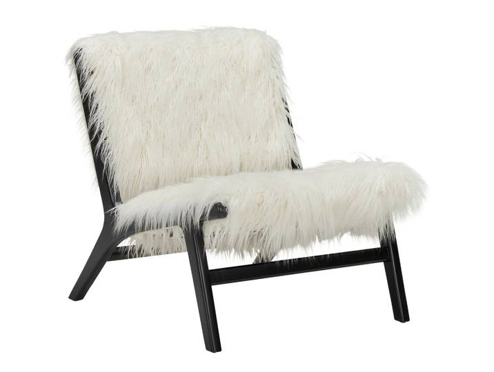 Designsessel Webpelz Weiss