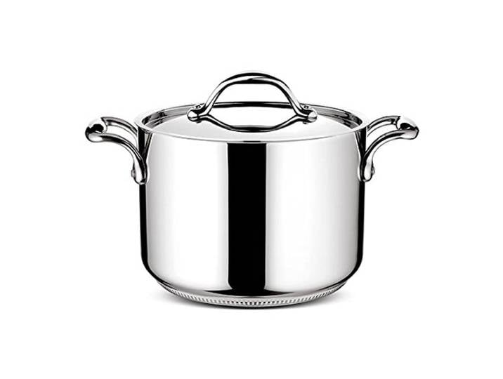 Lagostina - Topf mit 2 Griffen mit Deckel Accio Lagofusion 20 cm - geeignet für Induktion