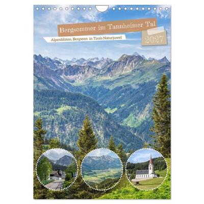 Bergsommer im Tannheimer Tal (Wandkalender 2027 DIN A4 hoch), CALVENDO Monatskalender