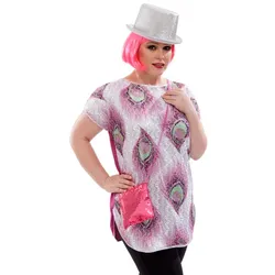 Shirt "Pfau", pink