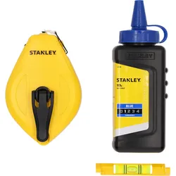 STANLEY STHT47113-0 Markierungsset, Schnur + Kreide + Wasserwaage