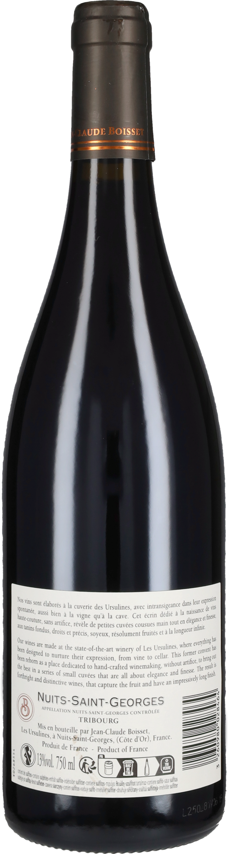 Nuits Saint Georges Jean Claude Boisset 2023