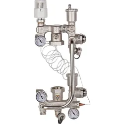 Fußbodenregulierungseinheit Combimix 1 für 130 mm BL, 20-60°C,ohne Bypass