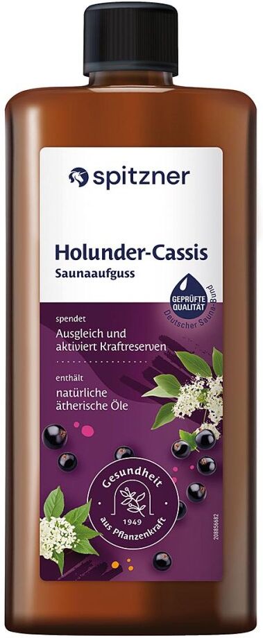 Spitzner Saunaaufguss Holunder Cassis Wellness 1000ml