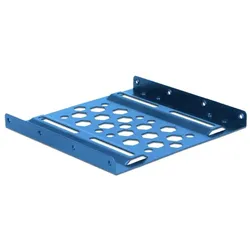 Delock Aluminium Einbaurahmen 2.5′′ zu 3.5′′ blau