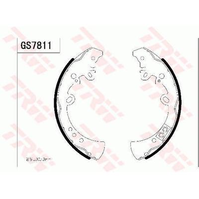 TRW Bremsbackensatz GS7811 für TOYOTA