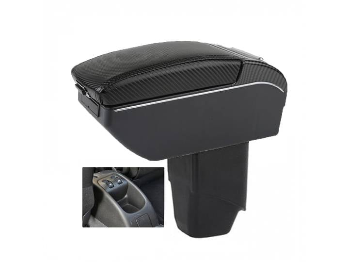 Boîte d'accoudoir pour Peugeot 206, boîte de rangement, renfort de bras, panneau de commande central, support coudé pour pilotes