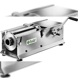 Manuelle horizontale Absackmaschine 14 Liter. Konstruktion aus rostfreiem Stahl. FIMAR. Modell LT14OR