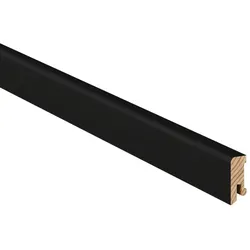 ter Hürne SKL G40 Sockelleiste Furniert Tiefschwarz matt 2400x15x40 mm