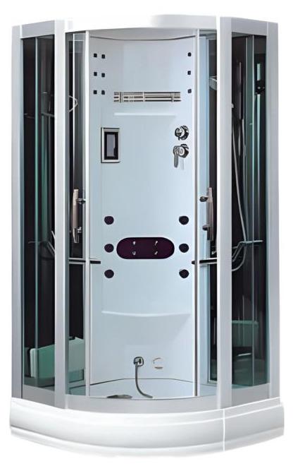 Wellness-Duschkabine Luxus Multifunktionsdusche Komfortdusche 100x100 cm