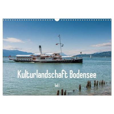 Kulturlandschaft Bodensee - Teil I (Wandkalender 2027 DIN A3 quer), CALVENDO Monatskalender