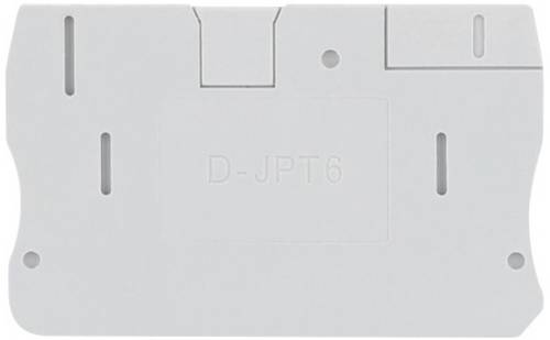 TRU COMPONENTS TC-11592392 Endhalter Passend für (Details): TC-JPT6, TC-JPT6-PE Grau