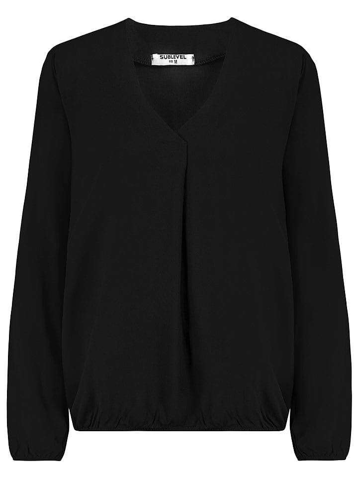 Sublevel Bluse "Emma" in Schwarz - L