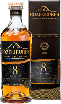 Französischer Whisky - Rozelieures - 8 Jahre - Etui - 0.7L