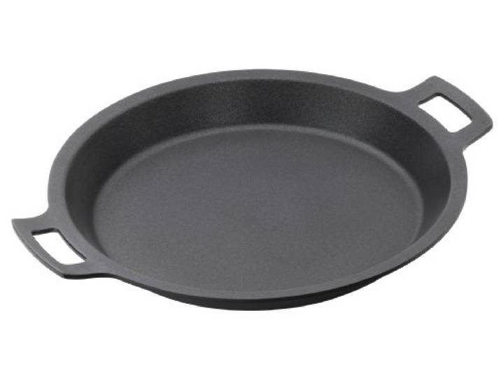 BRA Efficient Paella-Pfanne 36 cm, Aluminiumguss Schwarz, Antihaftbeschichtung