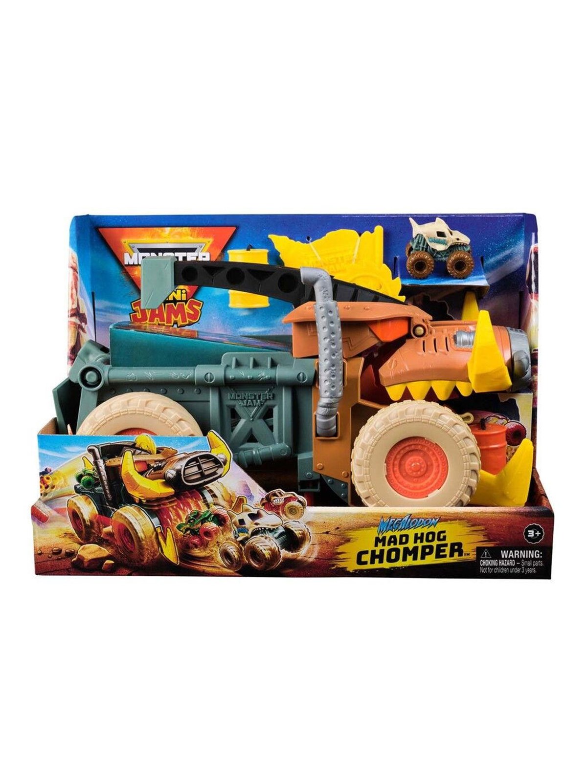 Monster Jam Mini Mad Hog Sweeper Playset