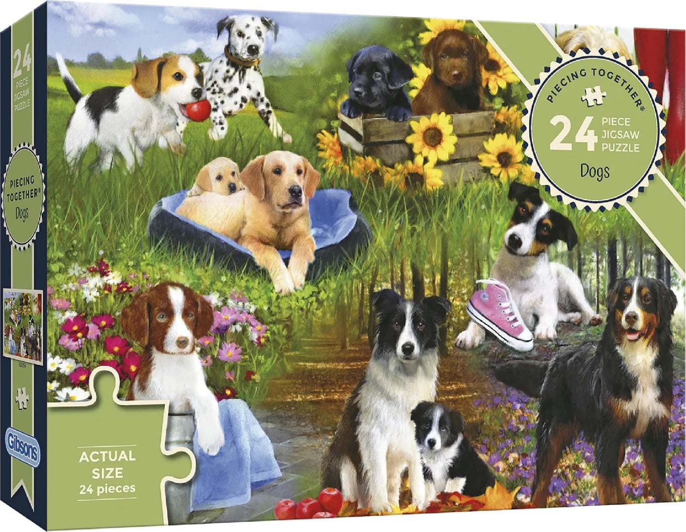 Gibsons Dogs Puzzel 24 stuks