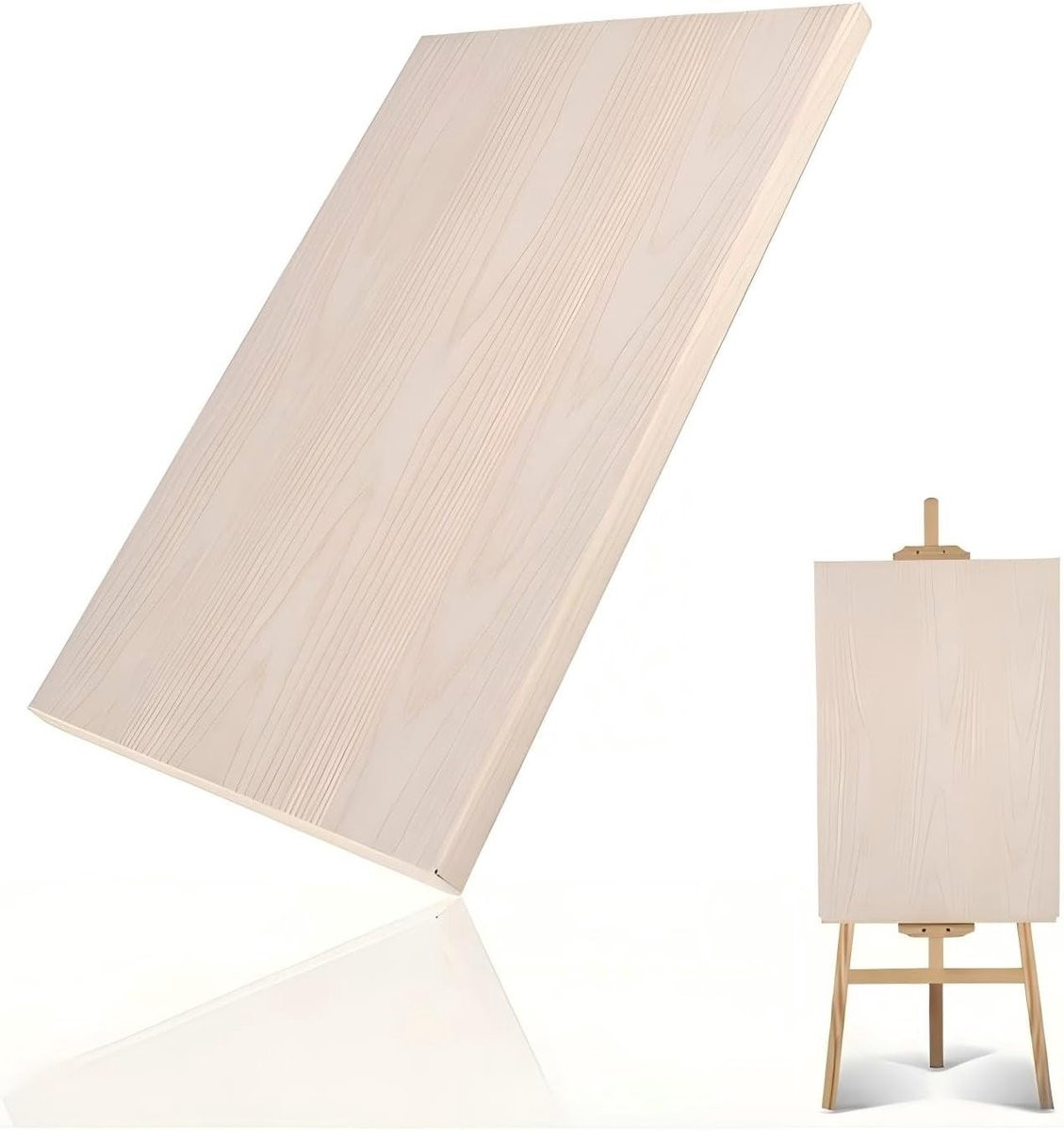 Houten tekentafel en schetsbord voor onderweg voor kunstenaars en creatievelingen