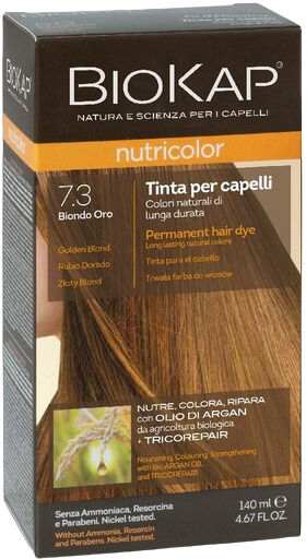 Biokap Nutricolor Hair Dye 140 ml 7.3 Rubio Dorado