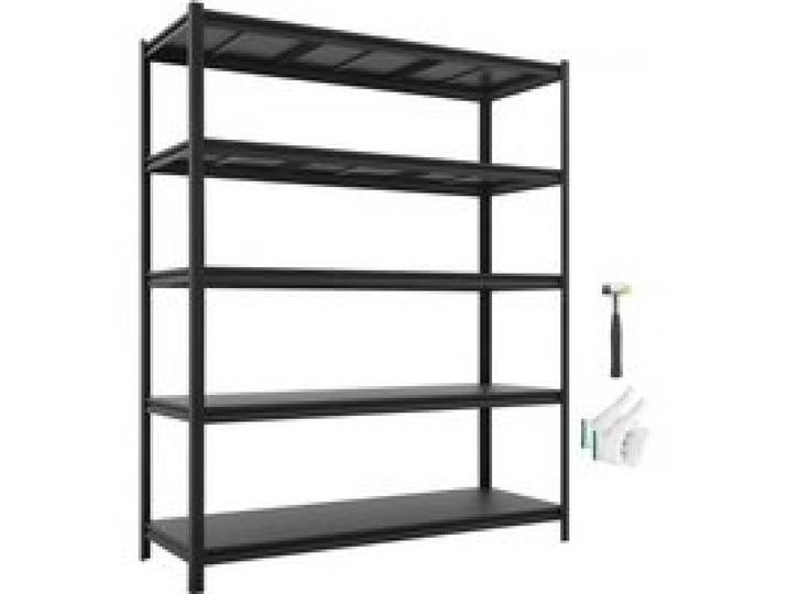 VEVOR zwaar uitgevoerde opbergkast 1511x522x1813mm, draagvermogen 1360,8kg, stalen frame en 5 verstelbare planken, modulaire opbergkast te gebruiken als werkbank, flexibele metalen opbergkast voor kelder, garage of werkplaats