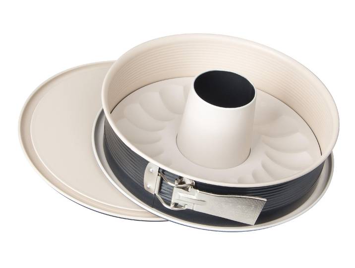 Springform ZENKER Ø 26 cm , schwarz (schwarz, natur), Ø:26cm, Stahlblech, Küchenformen, Springform