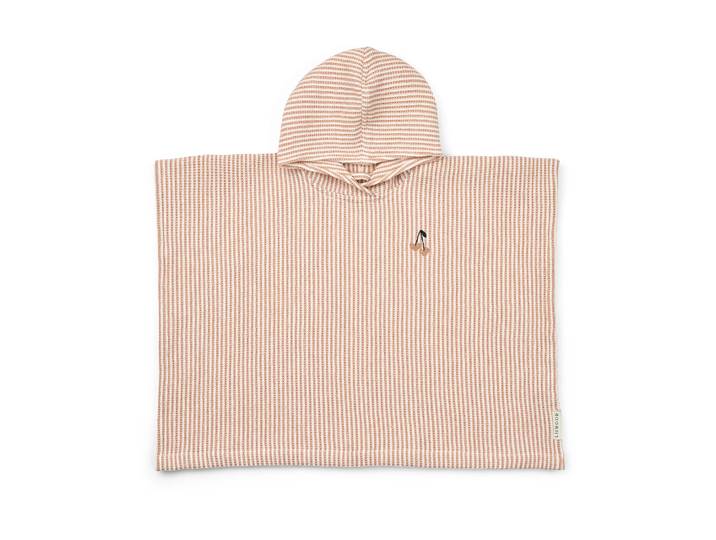 Liewood Poncho de bain Paco Tuscany Rose Creme de la Creme Stripe 3-4 ans
