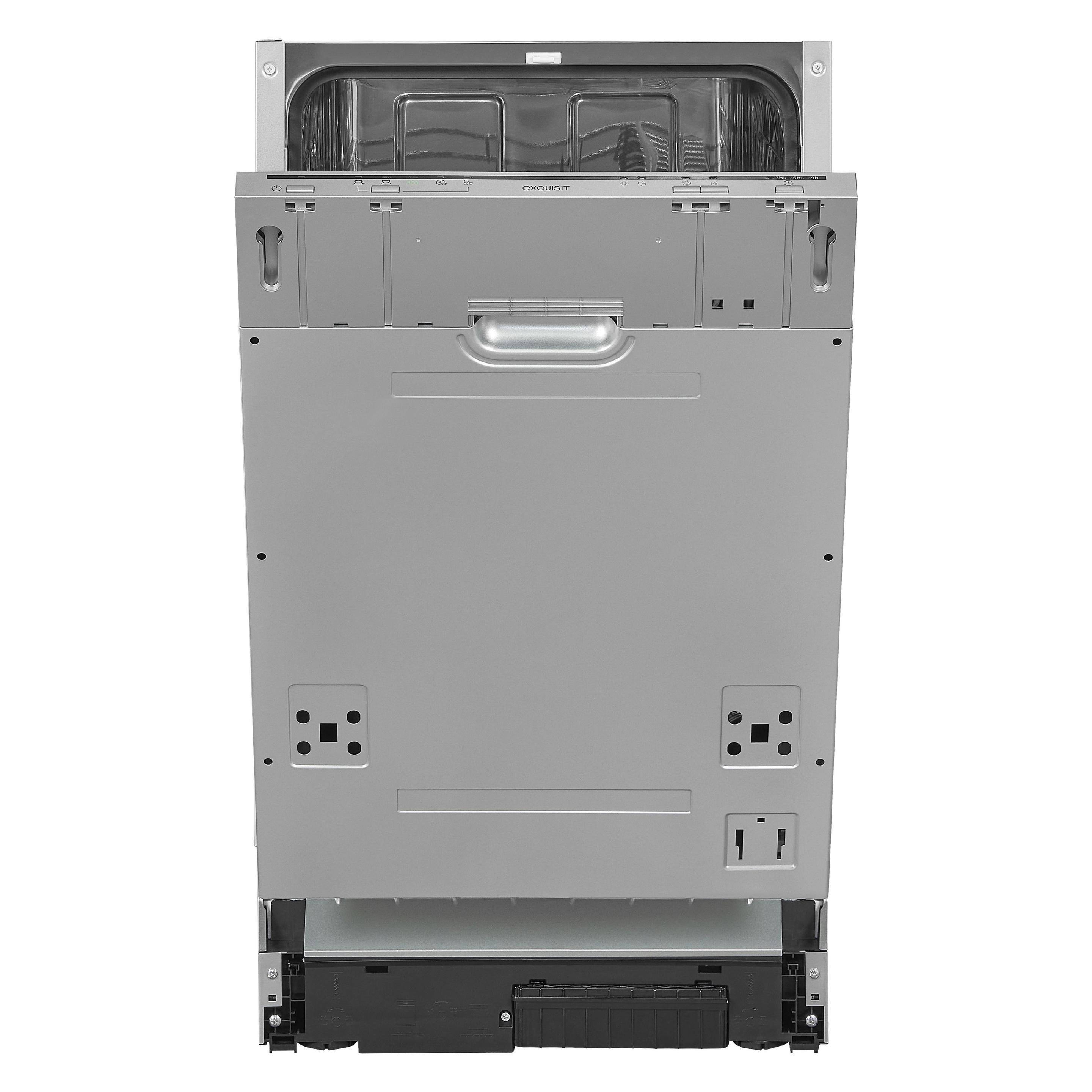 Exquisit EGSP1009-E-030E silber - Geschirrspüler (816403300)