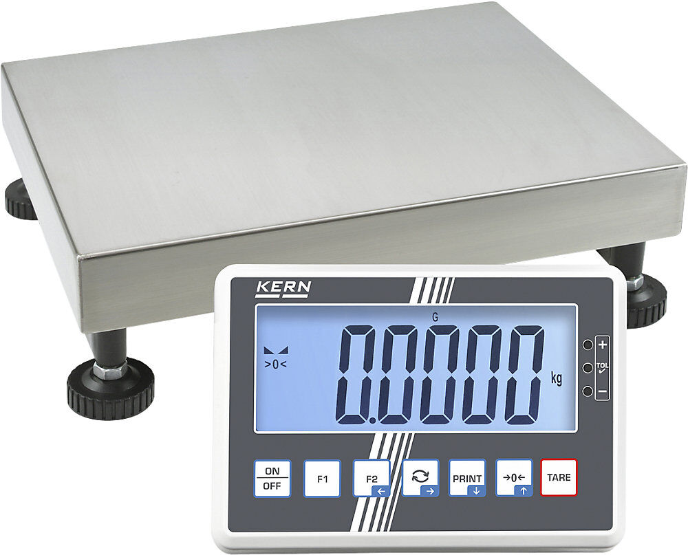Plattformwaage IoT-Line, Wägeplattform-BxT 400 x 300 mm, Wägebereich max. 15 kg KERN
